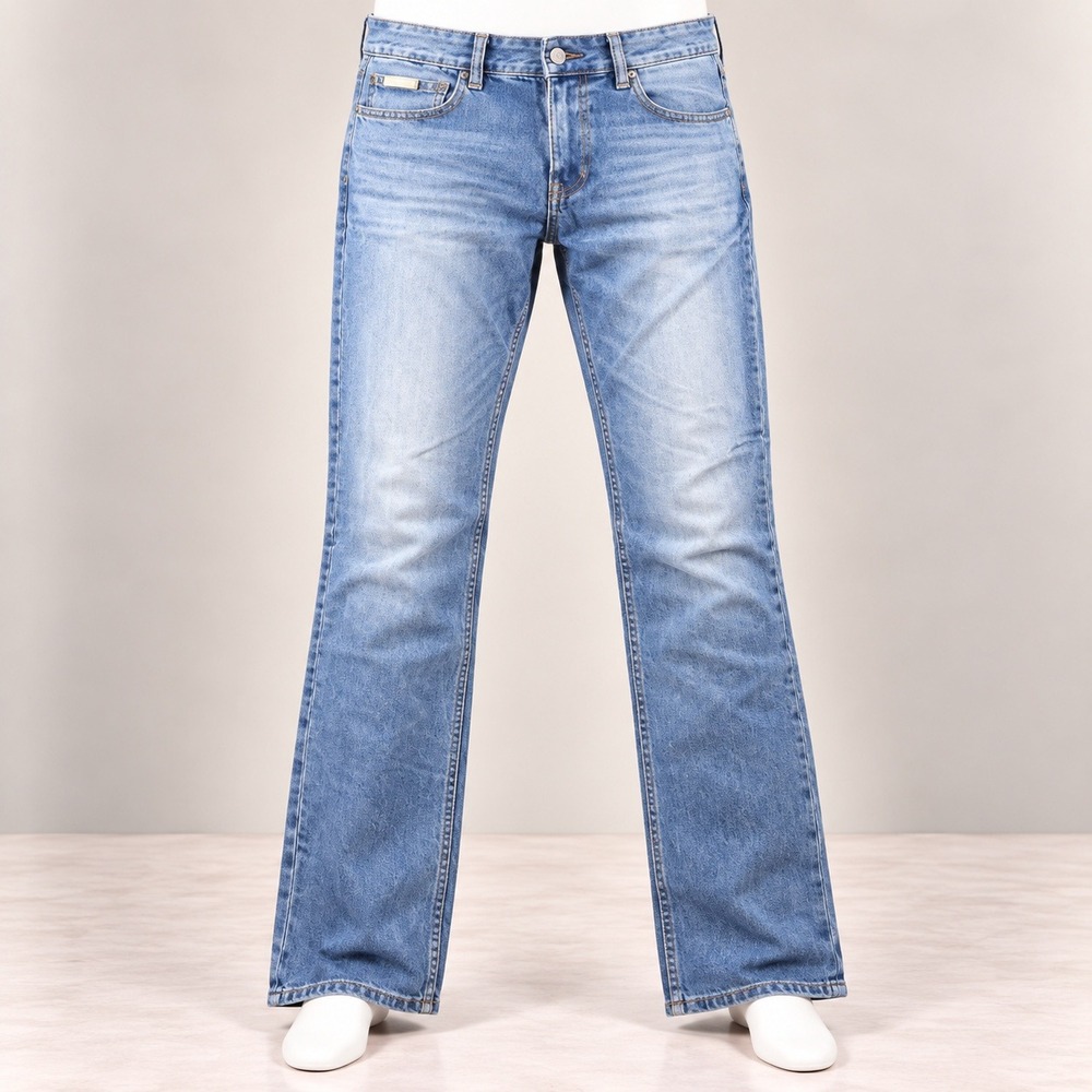 Calvin Klein Straight Leg Jeans Mens 32x30 Blue Medium Wash Denim Classic Fit